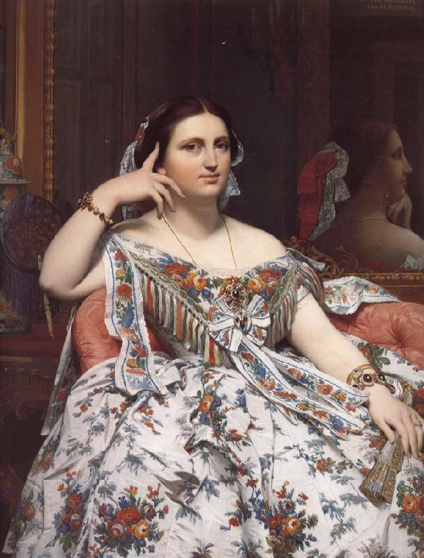 Jean-Auguste Dominique Ingres Madame Moitessier oil painting image